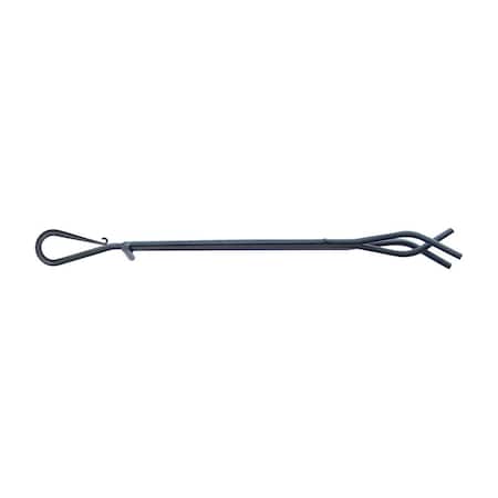 Open Hearth Panacea Open Hearth Black Matte Steel Fireplace Tongs 15349
